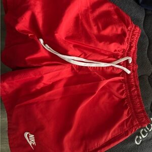 Nike Bright Red Sports Shorts